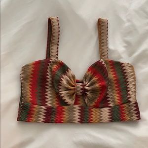 Foreign Exchange Reggae Crop Top NWOT